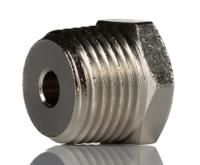 150234818 Norgren 15 Series Straight Threaded Adaptor, R 1/2 Male to G 1/8 Female, Threaded Connection Style