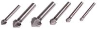 g2361 Dormer HSS Countersink Drill Bit Set, 6.3 - 20.5mm Head, 3 Flute(s), 90°, 6 Piece(s)