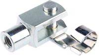 312-0208 RS PRO Steel M12 x 1.75 Clevis, 62mm x 24mm