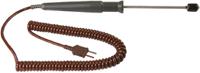 712-8899 RS PRO T Immersion, Surface Temperature Probe, 110mm Length, 10mm Diameter, +250 °C Max, With SYS Calibration