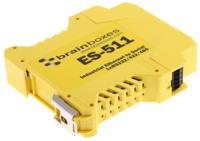 es-511 Brainboxes Serial Device Server, 1 Ethernet Port, 1 Serial Port, RS232, RS422, RS485 Interface, 1Mbit/s Baud Rate