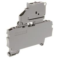 2002-1611 WAGO  2002 Series Grey, 2.5mm², 1-Level, Push-In Cage Clamp Termination, Fused, ATEX