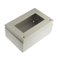 842-8507 RS PRO Grey Steel Junction Box, IP65, 200 x 300 x 120mm