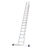 285-127 RS PRO 15 Step Aluminium Extension Ladder, 7000mm Open Length