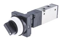 evzm550-f01-34b SMC Twist Selector 5/2 Pneumatic Manual Control Valve VZM500 Series, G 1/8, 1/8in, III B