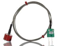 252-2461 RS PRO Type K Button Magnet Thermocouple 1m Length, → +250°C
