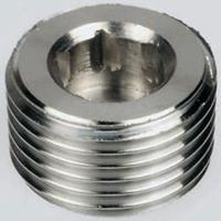 0285-10-00 Legris Stainless Steel Pipe Fitting Hexagon Plug, Male R 1/8in