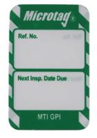 mic-mti-gpi-gn-20 Brady White on Green Safety Inspection Tag, English Language, 20 per Pack
