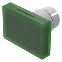 22-9035 Indicator Lens Rectangle Style, Green, 25.5 Long