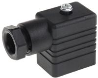 932987100-gmn-209-nj-black Hirschmann GMN 2P+E DIN 43650 B, Female Solenoid Valve Connector, 250 V ac/dc Voltage