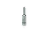 m140604-c Teng Tools 1/4 in Drive 4mm Deep Socket, 6 point, 49.5 mm Overall Length