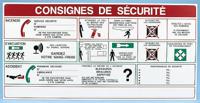 stf-588-400x200-b7527 Safety Instructions Safety Poster, PP, French, 200 mm, 400mm