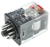 mks3pin-5-230vac Omron Plug In Relay, 230V ac Coil, 10A Switching Current, 3PDT