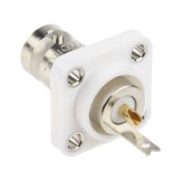 r141410000w Radiall R141 Series, Jack Flange Mount BNC Connector, 50Ω, Solder Termination, Straight Body