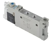 vuvg-lk10-m52-at-m5-1h2l-s Festo 5/2 Solenoid Valve - Solenoid/Spring Metric M5 VUVG Series 24V dc, 8042539