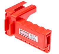 818-8048 RS PRO Red 6-Lock Polyurethane Ball Valve Lockout, 7.5mm Shackle, 90mm Attachment