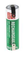 617-0795 RS PRO AA NiMH Rechargeable AA Battery, 2.6Ah, 1.2V