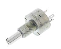 pe30l0fl224kab Vishay PE30 220kΩ Rotary Potentiometer 1-Gang Panel Mount, PE30L0FL224KAB