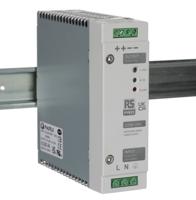 136-8319 RS PRO Switched Mode DIN Rail Power Supply, 230V ac, 24V dc dc Output, 5A Output, 120W