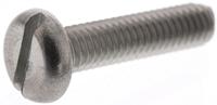 527-145 RS PRO Slot M6 Pan A2 304 Stainless Steel Machine Screws DIN 85 x 25.0mm