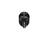 acckmp1316nls14 Vishay 12.7mm Black Potentiometer Knob for 6.35mm Shaft Round Shaft, ACCKMP1316NLS14