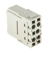 09140052616 HARTING Heavy Duty Power Connector Module, 16A, Male, Han-Modular Series, 5 Contacts