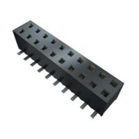 mms-105-02-f-dv Samtec MMS Series Vertical Through Hole Mount PCB Socket, 10-Contact, 2-Row, 2mm Pitch, Solder Termination