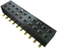 clp-110-02-l-dh-a Samtec CLP Series Vertical Surface Mount PCB Socket, 20-Contact, 2-Row, 1.27mm Pitch, Solder Termination