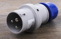 2131633 Scame IP44 Blue Cable Mount 2P + E Industrial Power Plug, Rated At 16A, 230 V