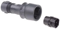 pxp601002pst0507 Bulgin Circular Connector, 2 Contacts, Cable, Standard Connector, Plug, Male, IP66, IP68, IP69K, Buccaneer 6000 Series