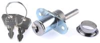 5641532 Euro-Locks a Lowe & Fletcher group Company Pedestal Lock, 22mm Panel-to-Tongue, 17mm Cutout, Key Unlock