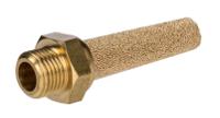 176-2283 RS PRO Brass 12bar Pneumatic Silencer, Threaded, G 1/8 Male