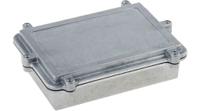 rnd-455-00599 1-Avel RND Series Clear Aluminium Alloy Enclosure, IP67, Natural Lid, 142 x 202 x 55mm