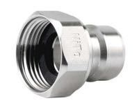 74610a3 Nito Hose Connector, Straight Threaded Coupling, BSP 1in 1in ID, 25 bar