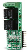 mikroe-2154 MikroElektronika Signal Relay Click Relay Click for GV5-1 for Heaters, Alarm Units, Lamps, Home Automation Devices