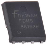 fdms86163p onsemi PowerTrench Type P-Channel MOSFET, 7.9 A, 100 V Enhancement, 8-Pin WDFN FDMS86163P
