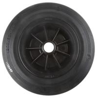pvo20050x20lm58 Tente Black Rubber Ageing Resistant Trolley Wheel, 205kg