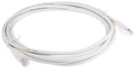 738-8449 RS PRO, 3m Cat5e, White RJ45 to Male RJ45 Male, U/UTP Unshielded, Terminated PVC Sheath