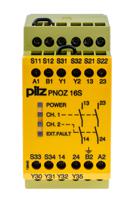 774073 Pilz PNOZ X PNOZ 16S Safety Relay 24 V dc, 110V ac, Dual-Channel 2 Safety Contacts
