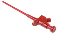 930113101 Hirschmann Test & Measurement Red Grabber Clip with Pincers, 4A, 60V, 4mm Socket