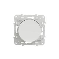 s525204 Schneider Electric White Rocker Switch, 2 Way, 1 Gang, Odace