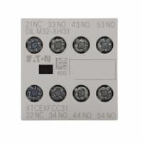 106112-dilm32-xhi31 Eaton Auxiliary Contact, 4 Contact, 1NC + 3NO, Front Mount, DILM