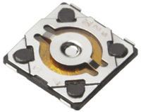 evqp6lb55 Panasonic Push Plate Tactile Switch, SPST 20 mA 0.58mm