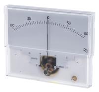 is-11014 Sifam Tinsley Analogue Panel Ammeter 50μA DC, 40.5mm x 91.5mm, ±1.5 % Moving Coil
