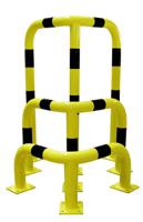 174-5898 RS PRO Black & Yellow Steel Protection Barrier