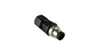 m12a-8pmm-ip68 MOXA Connector, 8 Contacts, Cable, M12 Connector, Plug, Male, IP68, M12A Series