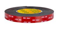 3m-5962f-19mm-x-8m 3M 5962F, VHB™ Black Foam Tape, 19.0mm x 8.0m, 1.60mm Thick