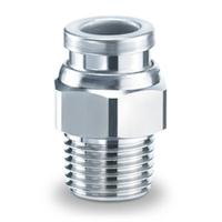 kqb2h06-g02 SMC KQB2 Series Male Connector, G 1/4 to 6 mm, Threaded-to-Tube Connection Style, KQB2H06-G02