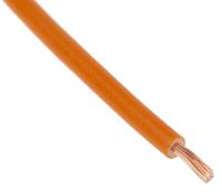 4510093 Lapp ÖLFLEX® H05V-K Series Orange 1 mm² Hook Up Wire, 100m, PVC Insulation,