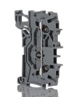 2000-1201 Wago TOPJOB S, 2000 Series Grey Feed Through Terminal Block, 1mm², Single-Level, Push-In Cage Clamp Termination, ATEX,